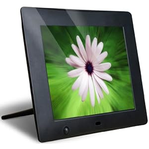 NIX 8 Inch Digital Photo Frame. Motion Sensor turns frame ON/OFF automatically when it senses you nearby!