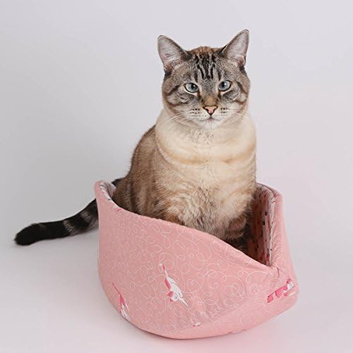 The Cat Canoe in Pink Kittens Fabric