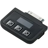 Logitec FMトランスミッター iPhone4/4S/3GS/3G/iPod対応  オートスキャン機能搭載 コードレス ブラック LAT-FMIS05BK