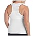 Women's Plus-Size Dri-More racerback mesh tank with built in bra - Gym workout