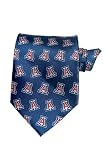Arizona Tie University of Arizona Blue Necktie with A Logo