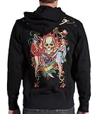 415vM2xX4pL. SL160  Ed Hardy Mens Big & Tall Love Life Hoodie Black Size 2X