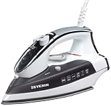 Severin BA 9679 Dampfb�gelautomat, 2400 W / keramikbeschichtete Sohle, schwarz-wei�