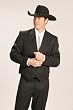 Circle S Shenandoah Short Western Tuxedo Coat in Black