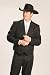 Circle S Shenandoah Short Western Tuxedo Coat in Black