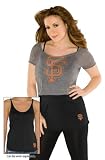 San Francisco Giants Women's Double Hit Top - Touch by Alyssa Milano