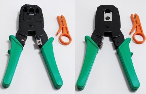 Cable Tester Crimp Crimper Connector Plug Color Coded Strain Relief Boots Network Ethernet Cable Coupler