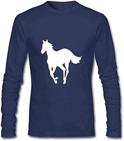 Yusij Men's Deftones White Pony Long Sleeve T-shirt