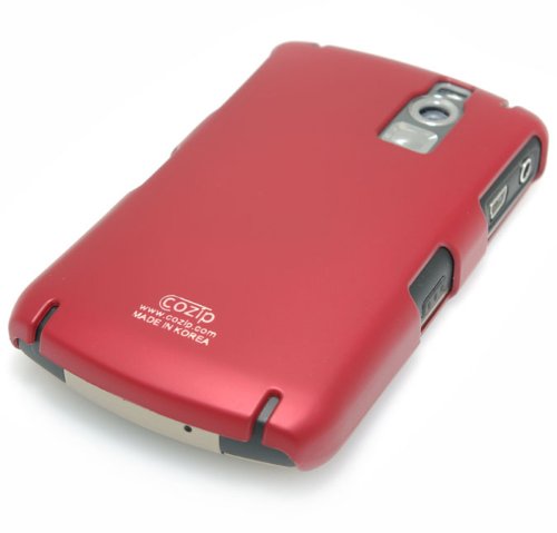 Cozip Brand Rubberized Polycarbonate Snap On Back Slim fit Case Cover for RIM BlackBerry Curve 8300 series 8300 / 8310 / 8320 / 8330 ( Red ) Cozip Brand Rubberized Polycarbonate Snap On Back Slim fit Case Cover for RIM BlackBerry Curve 8300 series 8300 / 8310 / 8320 / 8330 ( Red )