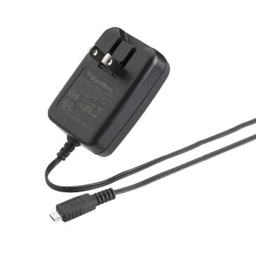BlackBerry Original Travel Charger for BlackBerry Pearl 8220, Gemini 8520, Curve 8900, Storm2 9520, Storm 9530,Tour 9630, Bold 9700