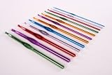 "Pack Of 14 Curtzy Crochet Hooks 2mm-10mm In Case By Curtzy TM"