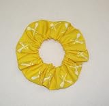 Lacrosse Sport Scrunchie - Yellow