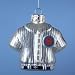 GLASS CHICAGO CUBS JERSEY ORNAMENT - 3.25