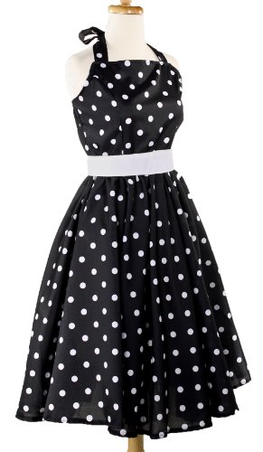 Hey Viv ! 50s Retro Style Halter Dress - Polka 