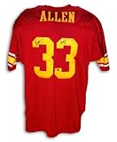 Autographed Marcus Allen Usc Red Throwback Jersey Inscribed Heisman 81