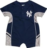 New York Yankees -Newborn/Infant- Mesh Dazzle Romper - 6/9 months
