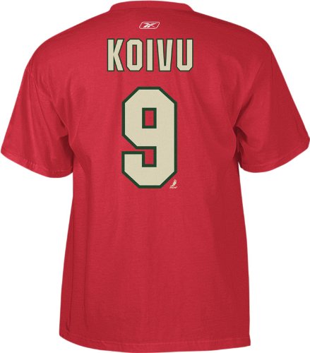Minnesota Wild Reebok Koivu #9 Short Sleeve Tee