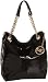 Michael Kors Jet Set Charm Item Md Chain Shoudler Tote Black Python