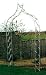 Magestic Gothic Rose Arch powder coated black Image