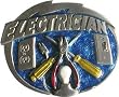 Men's ELECTRICIAN Punk Rock Metal Belt Buckle