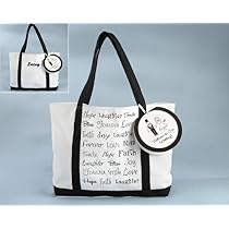 Welcome to Our Wedding Canvas Tote Bag (Can be Personalized) - Baby Shower Gifts & Wedding Favors