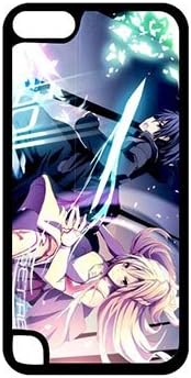 Pretty Cartoon Sword Art Online - SAO Hard Case for iPod Touch 5th Generation - Customize Black iPod Touch 5th Generation Aegis Case Special Gift for Family