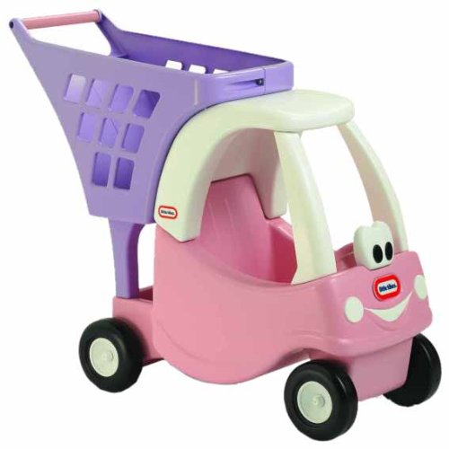 Little Tikes Cozy Shopping Cart Pink Purple