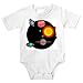 Onesie with Jupiter, star, Saturn, Earth, Mercury, "solar system", Neptune, Uranus, planets, Venus, Mars, sun, space