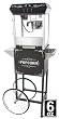 Deluxe 6oz Black Popcorn Maker Machine by Paramount Entertainment - New Full Size 6 oz Popper & Cart