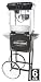 Deluxe 6oz Black Popcorn Maker Machine by Paramount - New Full Size 6 oz Popper & Cart