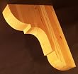 12"x 15" HEAVY DUTY Structural Wood Bracket for bar or mantle [CAPITOL CITY LUMBER]