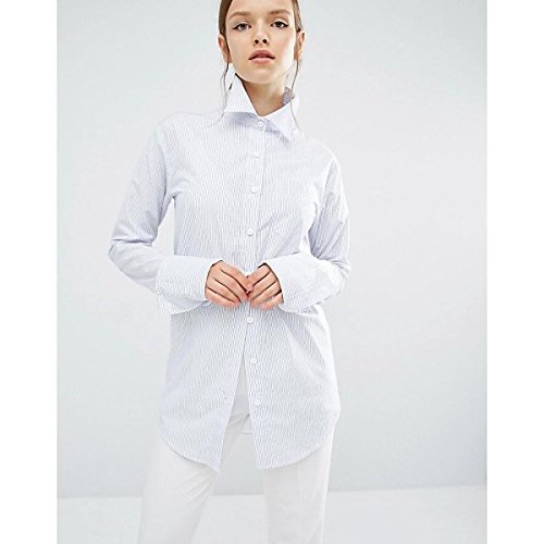 アシリオ トップス シャツ Asilio Tune in Drop Out Shirt Bluewhites [並行輸入品]