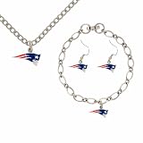 NFL New England Patriots Jewelry Set