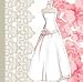 Antique Bridal Shower Gatefold Invitations 25 Per Pack
