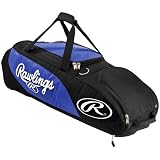 Rawlings PPWB Player Preferred Baseball or Softball Wheeled Bag - Royal Blue