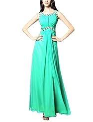 A-line Jeweled Beaded Sequined Summer Cocktail Sleeveless Homecoming Dress/Prom Dress/Wedding Party Dress 