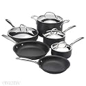 Oneida Kitchenware Hard Anodized Cookware Hard Anodized 10pc Cookware Set