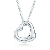 TIFFANY＆Co. ティファニー ネックレス エルサ・ペレッティ オープンハート ペンダント 並行輸入品 (品番:299)