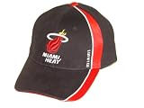 Miami Heat NBA Adault Black/Red HAT Basketball CAP NBA Elevation