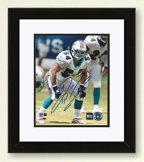Zach Thomas Autographed Miami Dolphins 8x10 photo - Custom Framed