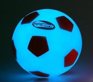 Amazon.com: Glow In the Dark Nano Blue & Pink Soccer Ball: Toys & Games