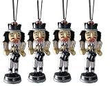 New York Yankees 4 Pack Nutcracker Christmas Ornaments