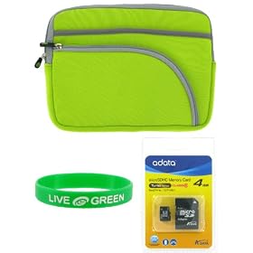 Buy Acer Aspire One AOA150 8.9-Inch Netbook Neorpene Sleeve Case and 4 GB Micro SDHC Memord Card by Young Micro