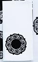 Anne Marie Print Napkin - White