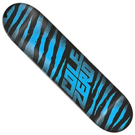 Childrens Toyshop  Toys : Zero Ripper - Chris Cole Mini Skateboard Deck - 7.125 in. x 30.0 in.