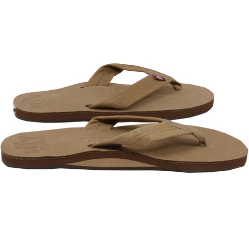 Womens Rainbow Sandals Premier Single Layer Texas A&M Sandals