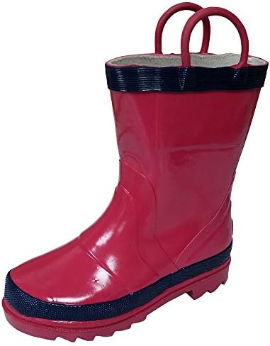 Tamarack Girl's Fire Captain 6" Waterproof Hot Pink Rainboots (6 Toddler, Hot Pink)