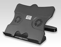 MY-Link iDock luxury 2 fan laptop cooler with 4 built-in USB ports