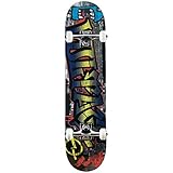 Voltage Graffiti Complete Skateboard Blue Width:7.50