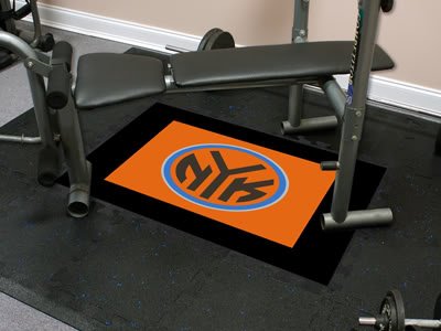 New York Knicks 18"x18" tiles Nba Fitness Tiles NBA Modular Flooring Exercise Fitness Tiles